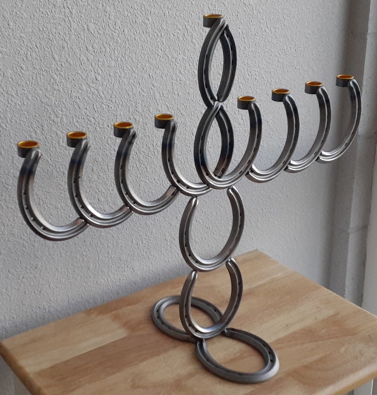 9 Menorah Standing with candles
